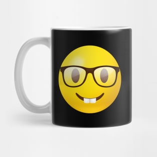 Nerd face emoji Mug